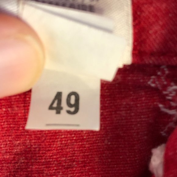 Liz Claiborne Audra Women's 12 Straight Leg Below The Knee Red Cropped Pants - Picture 10 of 17